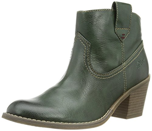 s.Oliver Damen 25327 Kurzschaft Stiefel, Grün (Bottle 719), 37 EU von s.Oliver