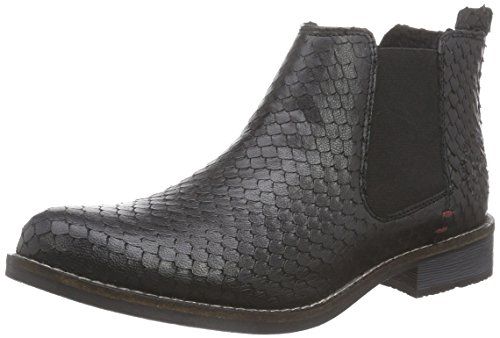 s.Oliver Damen 25334 Chelsea Boots, Schwarz (Black Struct. 006), 41 von s.Oliver