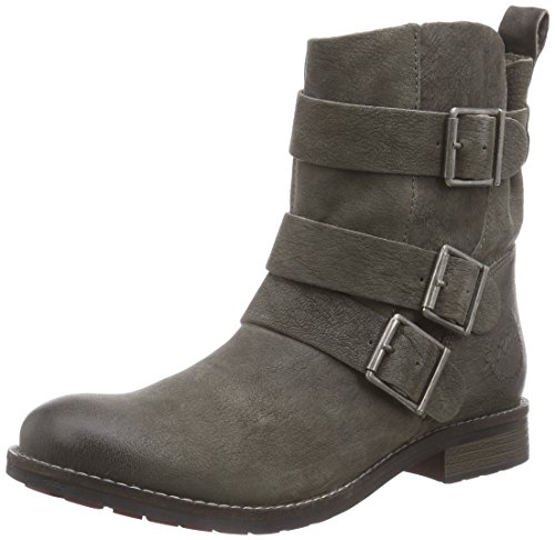 s.Oliver Damen 25425 Kurzschaft Stiefel, Grau (Graphite 206), 42 von s.Oliver