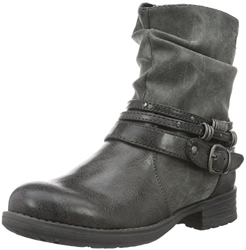 s.Oliver Damen 25427 Kurzschaft Stiefel, Schwarz (Black/Graphite 28) von s.Oliver