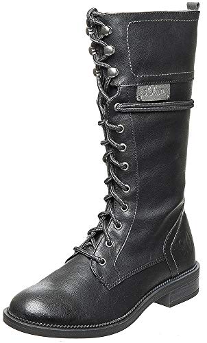 s.Oliver Damen 25615-31 Combat Boots, Schwarz (Black 1), 41 EU von s.Oliver