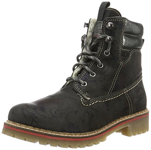 s.Oliver Damen 26239 Combat Boots, Grau (Anthra MULTIFL 292), 37 von s.Oliver