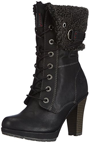 s.Oliver Damen 26410 Kurzschaft Stiefel, Schwarz (Black 1), 38 EU von s.Oliver