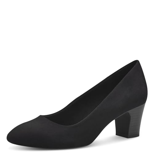 s.Oliver Damen Pumps mit Blockabsatz Vegan, Schwarz (Black), 38 von s.Oliver