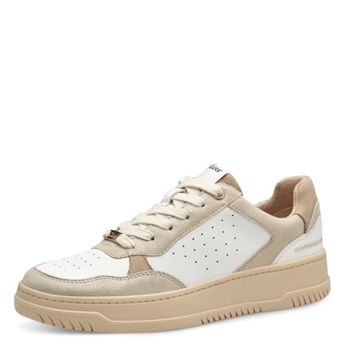 s.Oliver Damen Sneaker flach mit Dicker Sohle Bequem, Mehrfarbig (Gold Comb.), 39 s.Oliver Damen Sneaker flach mit Dicker Sohle Bequem, Mehrfarbig (Gold Comb.), 39 von s.Oliver