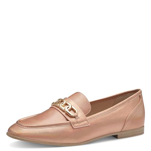 s.Oliver Damen Loafer ohne Absatz Klassisch Elegant, Gold (Champagne), 39 von s.Oliver