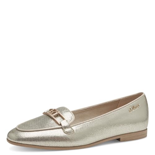 s.Oliver Damen Slipper Elegant Leicht, Gold (Champagne), 37 von s.Oliver