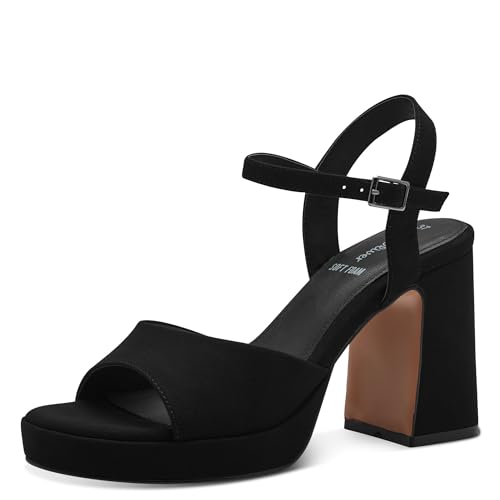s.Oliver Sandale mit Absatz 5-28319-42 Schwarz Soft Foam von s.Oliver