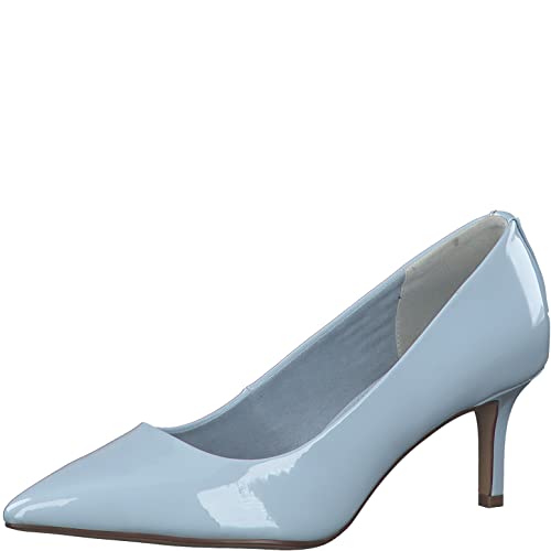 s.Oliver Damen 5-5-22414-20 Pumps, Light Blue Patent 5 22414 20 850, 36 EU von s.Oliver