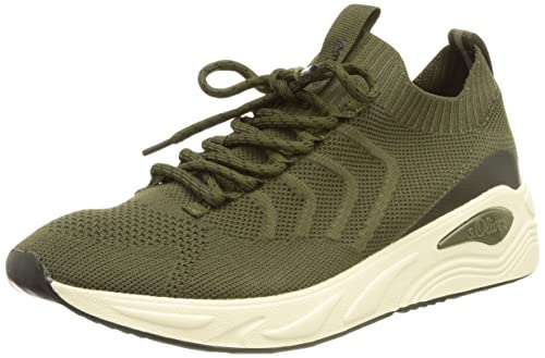 s.Oliver Damen 5-5-23602-37 Sneaker, DK Olive, 39 EU von s.Oliver