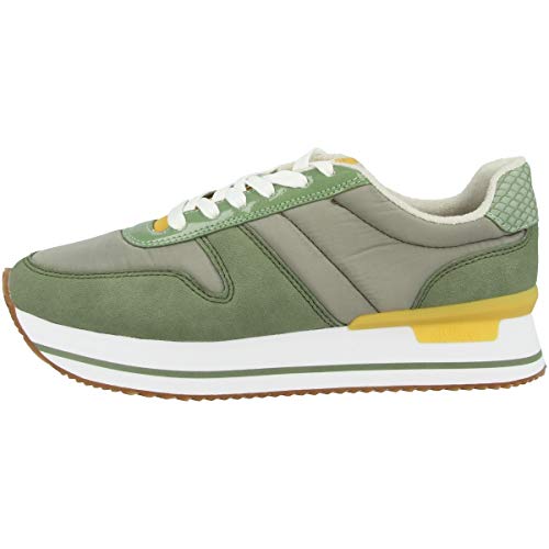 s.Oliver Damen 5-5-23612-36 717 Sneaker, Lt Green, 40 EU von s.Oliver