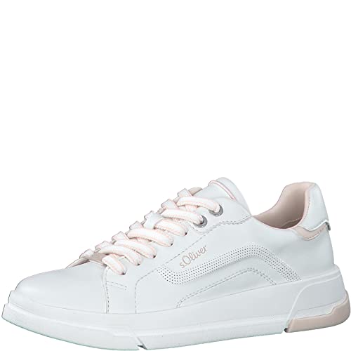 s.Oliver Damen 5-5-23626-30 Sneaker, Wht Soft Rose, 38 EU von s.Oliver