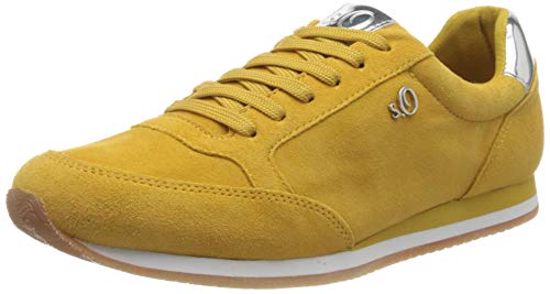 s.Oliver Damen 5-5-23630-24 Sneaker, Gelb (Saffron 601) von s.Oliver