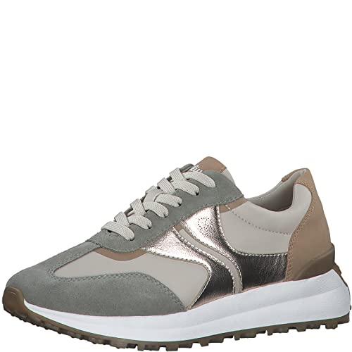 s.Oliver Damen 5-5-23639-30 Sneaker, Cream Green, 38 EU von s.Oliver