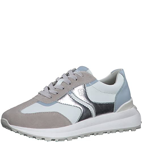 s.Oliver Damen 5-5-23639-30 Sneaker, White Blue, 37 EU von s.Oliver