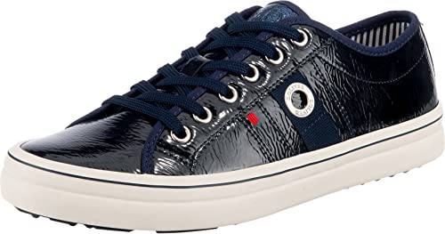 s.Oliver Damen 5-5-23640-24 Sneaker, Blau (Navy Patent 832) von s.Oliver