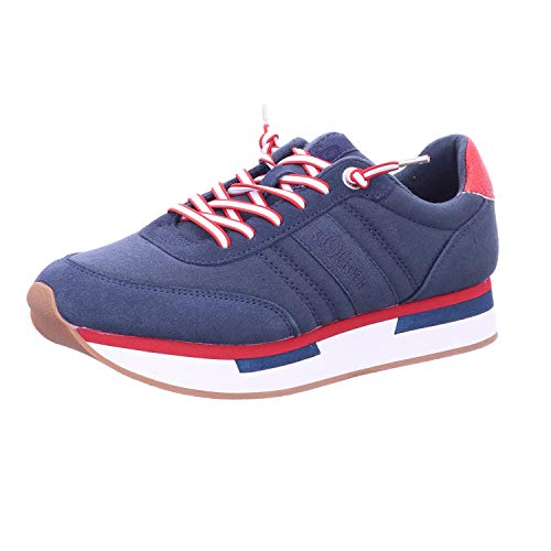 s.Oliver Damen 5-5-23651-34 Sneaker, Blau (Navy 805), 38 von s.Oliver