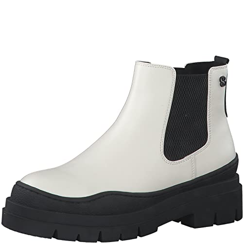 s.Oliver Damen 5-5-25406-29 Chelsea-Stiefel, Offwhite, 37 EU von s.Oliver