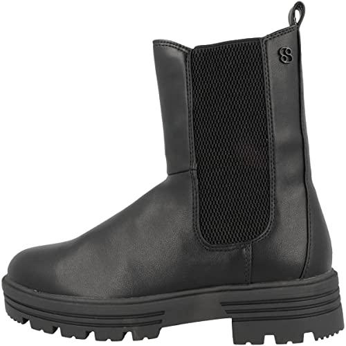 s.Oliver Damen 5-5-25411-39 Chelsea-Stiefel, Black Uni, 40 EU von s.Oliver