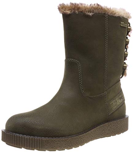 s.Oliver Damen 5-5-26413-21 Schneestiefel, Grün (Olive 720), 38 EU von s.Oliver