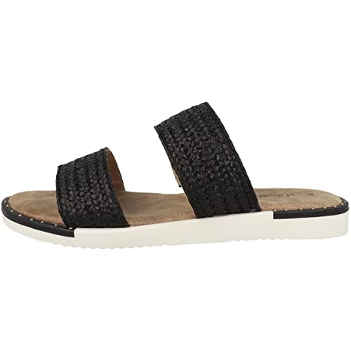 s.Oliver Schiebe-Sandalen 5-5-27104-28 Schwarz Vegan von s.Oliver