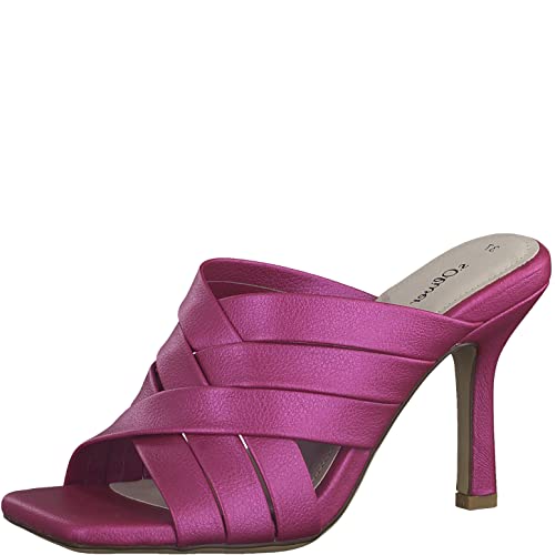 s.Oliver Damen 5-5-27205-20 Sandale mit Absatz, PINK METALLIC, 36 EU von s.Oliver