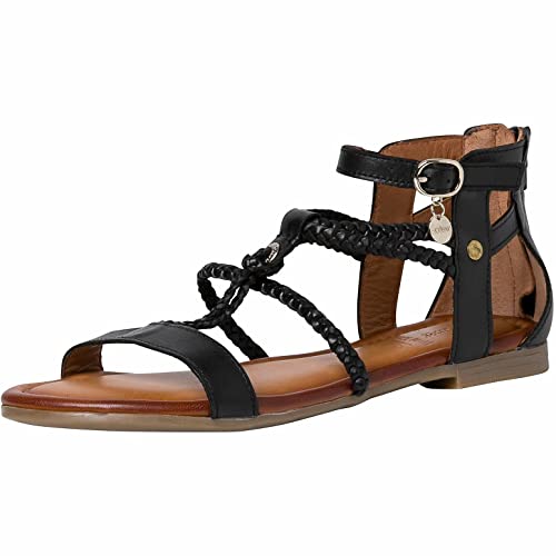 s.Oliver Damen 5-5-28117-28 Flache Sandale, Schwarz, 37 EU von s.Oliver