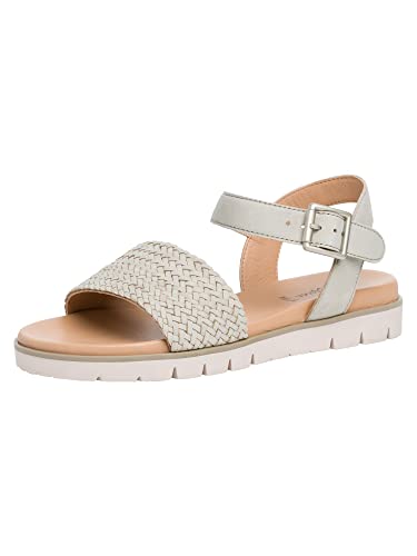 s.Oliver Sandale 5-5-28121-20 Grün Flexible Sole von s.Oliver