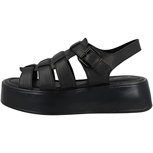 s.Oliver Flache Sandale 5-5-28215-38 Schwarz Red Label von s.Oliver