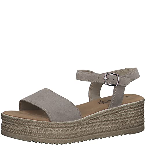 s.Oliver Damen 5-5-28216-20 Sandale, Taupe, 40 EU von s.Oliver