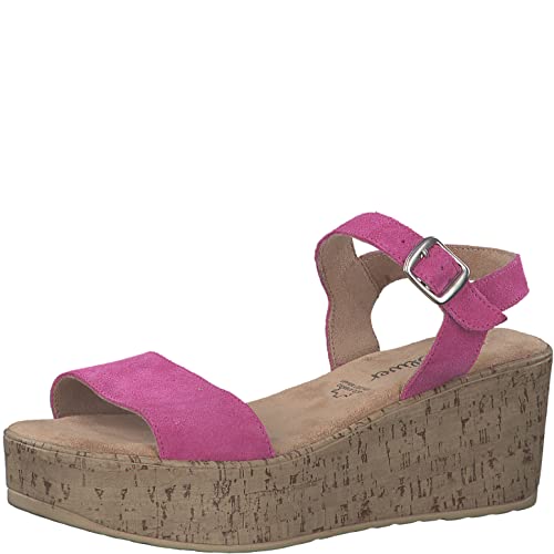 s.Oliver Damen 5-5-28311-20 Sandale, PINK, 38 EU von s.Oliver