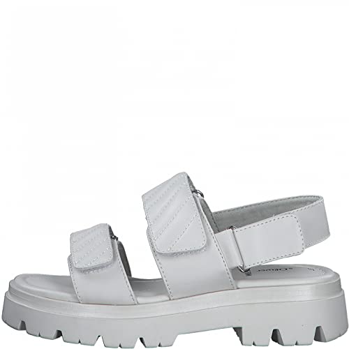 s.Oliver Flache Sandale 5-5-28703-28 Cremefarben Red Label von s.Oliver