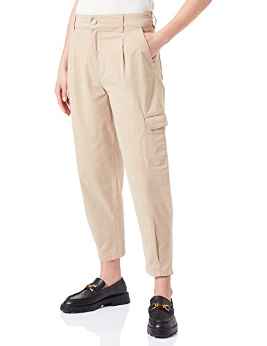 s.Oliver Damen 7/8 Chino 7 8 Relaxed Fit, Brown, 46 EU von s.Oliver