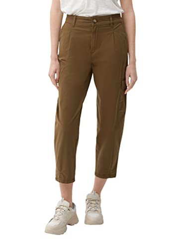 s.Oliver Damen 7/8 Chino 7 8 Relaxed Fit, Grün, 34 EU von s.Oliver