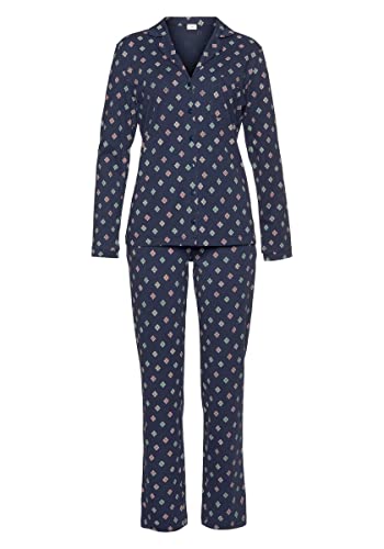 s.Oliver Damen Ak-210-47 Pyjamaset, Dunkelblau Krawattenmuster, 32-34 EU von s.Oliver