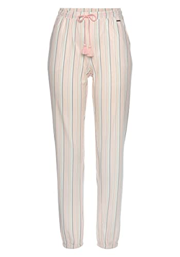 s.Oliver Damen Ak-216-47 Pyjamaunterteil, Apricot Gestreift, 44-46 EU von s.Oliver