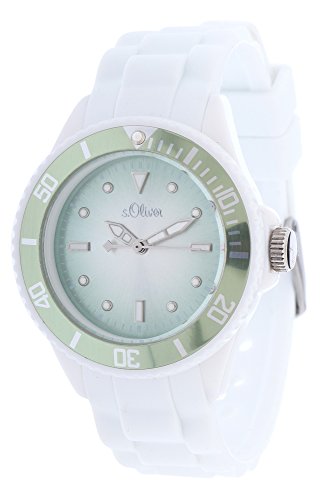 s.Oliver Damen-Armbanduhr XS Analog Quarz Silikon SO-2700-PQ von s.Oliver