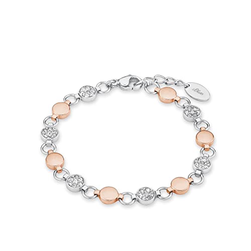 s.Oliver Damen Armkette, Edelstahl IP rose von s.Oliver