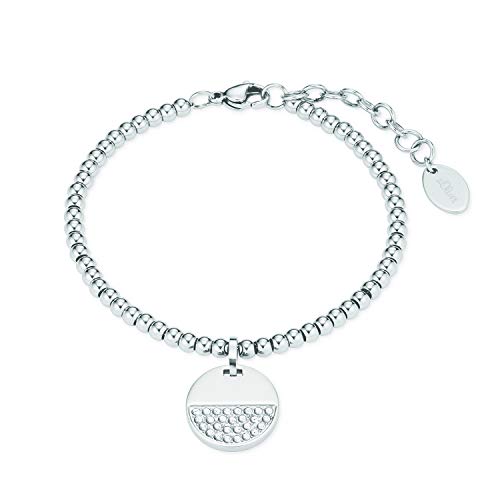 s.Oliver Damen-Gliederarmbänder Edelstahl Kristall 2022649 von s.Oliver