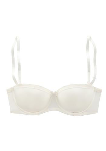 s.Oliver Damen Basic Schalen-BH mit abnehmbaren Trägern in Cream von s.Oliver