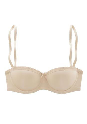 s.Oliver Damen Basic Schalen-BH mit abnehmbaren Trägern in Puder von s.Oliver