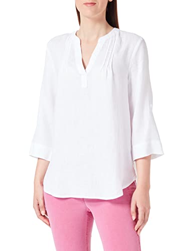 s.Oliver Damen Bluse 3/4 Arm, Weiß, 48 von s.Oliver