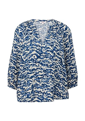 s.Oliver Damen Bluse 3/4 Arm Blue 36 von s.Oliver