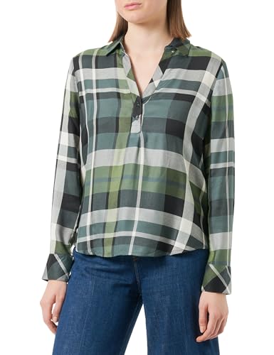 s.Oliver Damen Bluse Langarm Green, 38 von s.Oliver