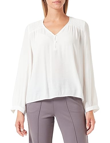 s.Oliver Damen Bluse Langarm White 36 von s.Oliver