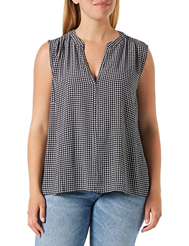 s.Oliver Damen Bluse ärmellos, Schwarz, 44 von s.Oliver