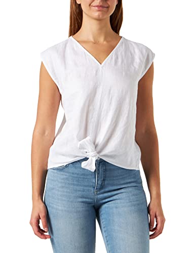 s.Oliver Damen Bluse ärmellos, Weiß, 34 von s.Oliver