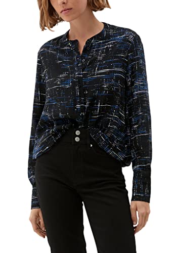 s.Oliver Damen Blusen, Schwarz, 38 EU von s.Oliver