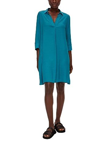 s.Oliver Damen Blusenkleid Blue Green 32 von s.Oliver