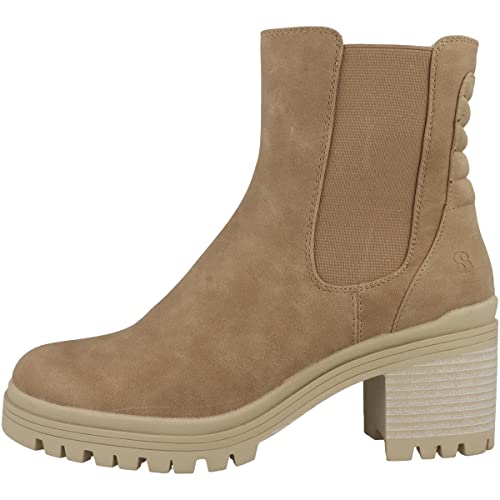 s.Oliver Damen 5-5-25461-39 Chelsea-Stiefel, Camel, 41 EU von s.Oliver